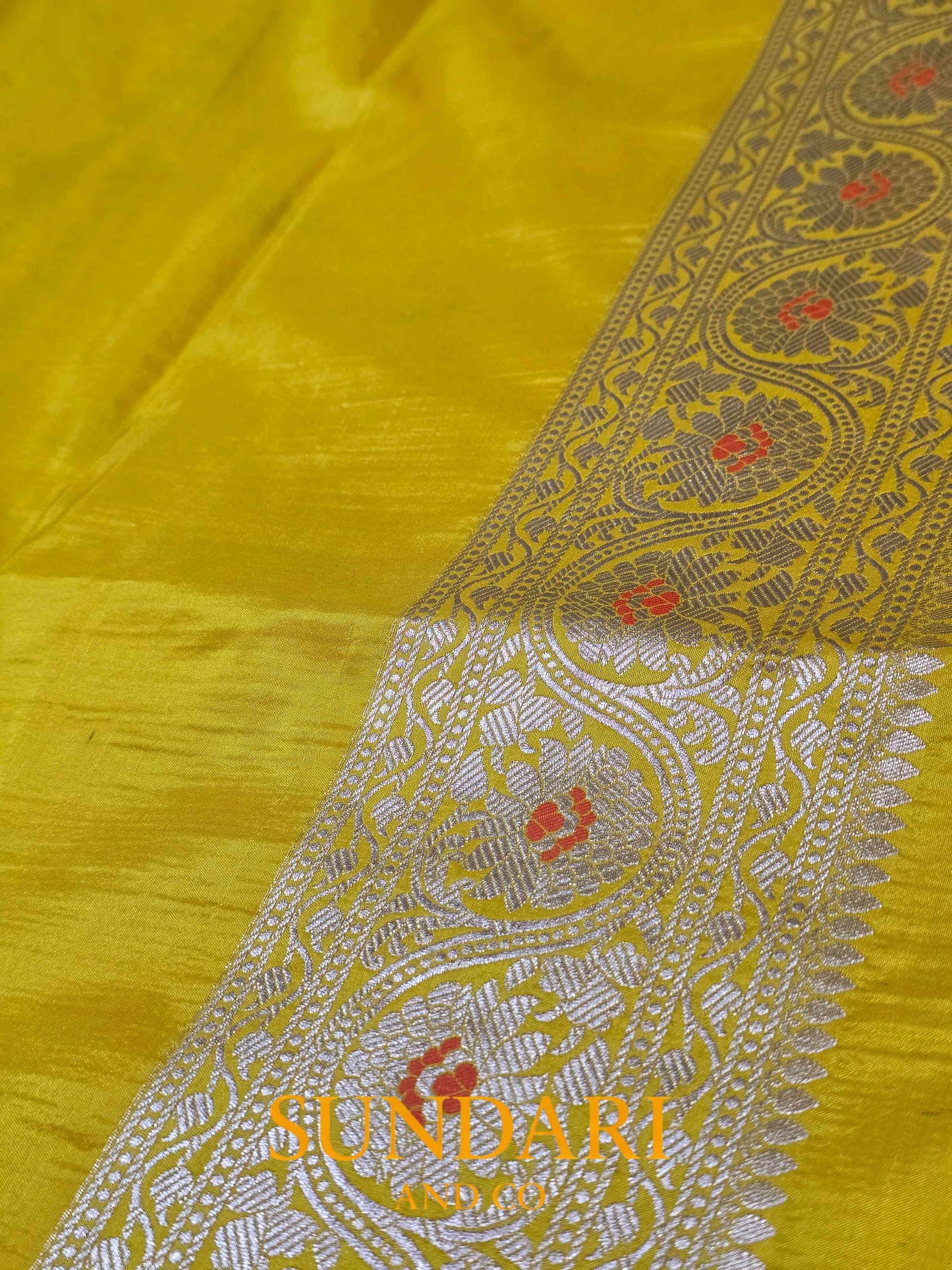 Sunkissed Yellow | Tilfi Woven| Pure Katan Silk Saree