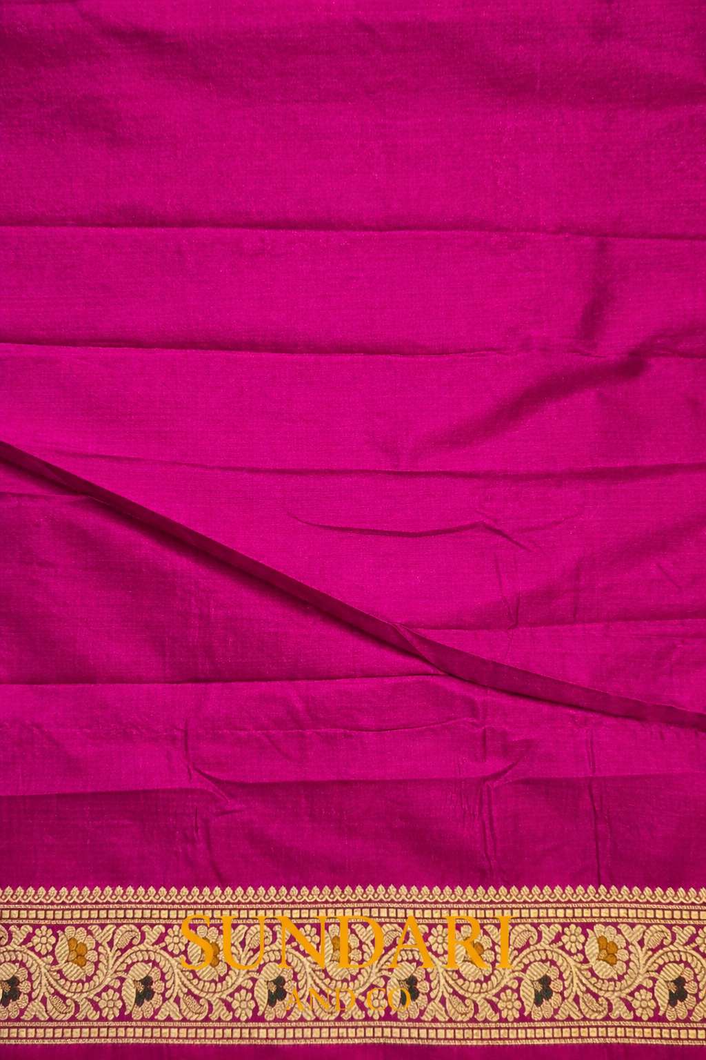 Rose Magenta | Allover Intricate Brocade jaal | Pure Katan Silk Saree