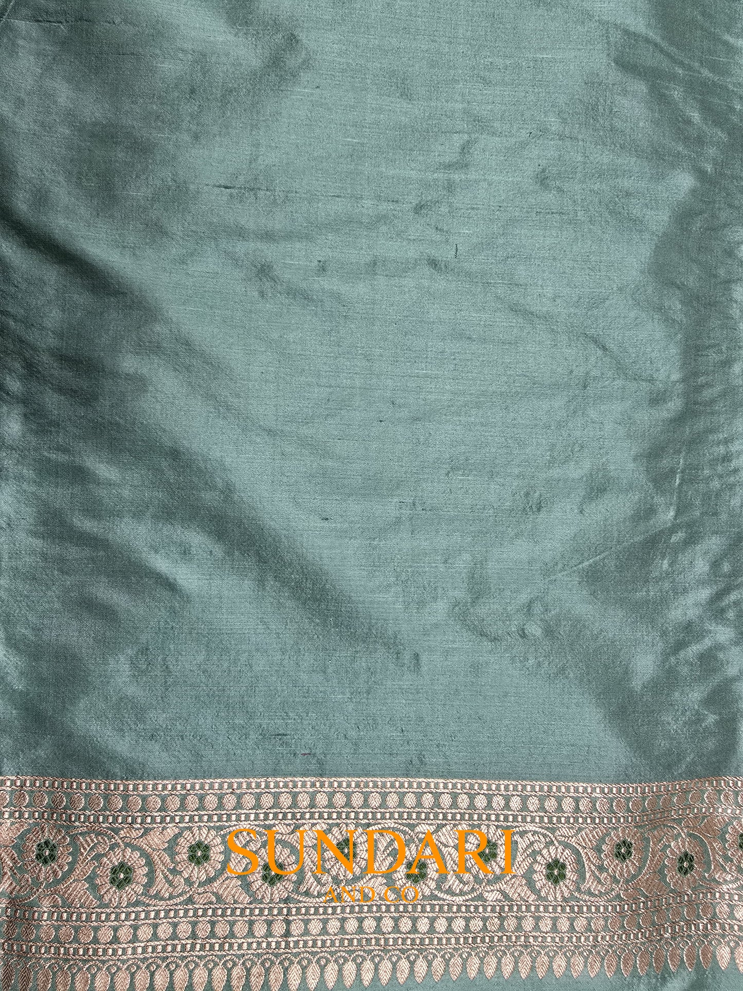 Arctic Blue | Meenakari Jaal | Pure Katan Silk Saree