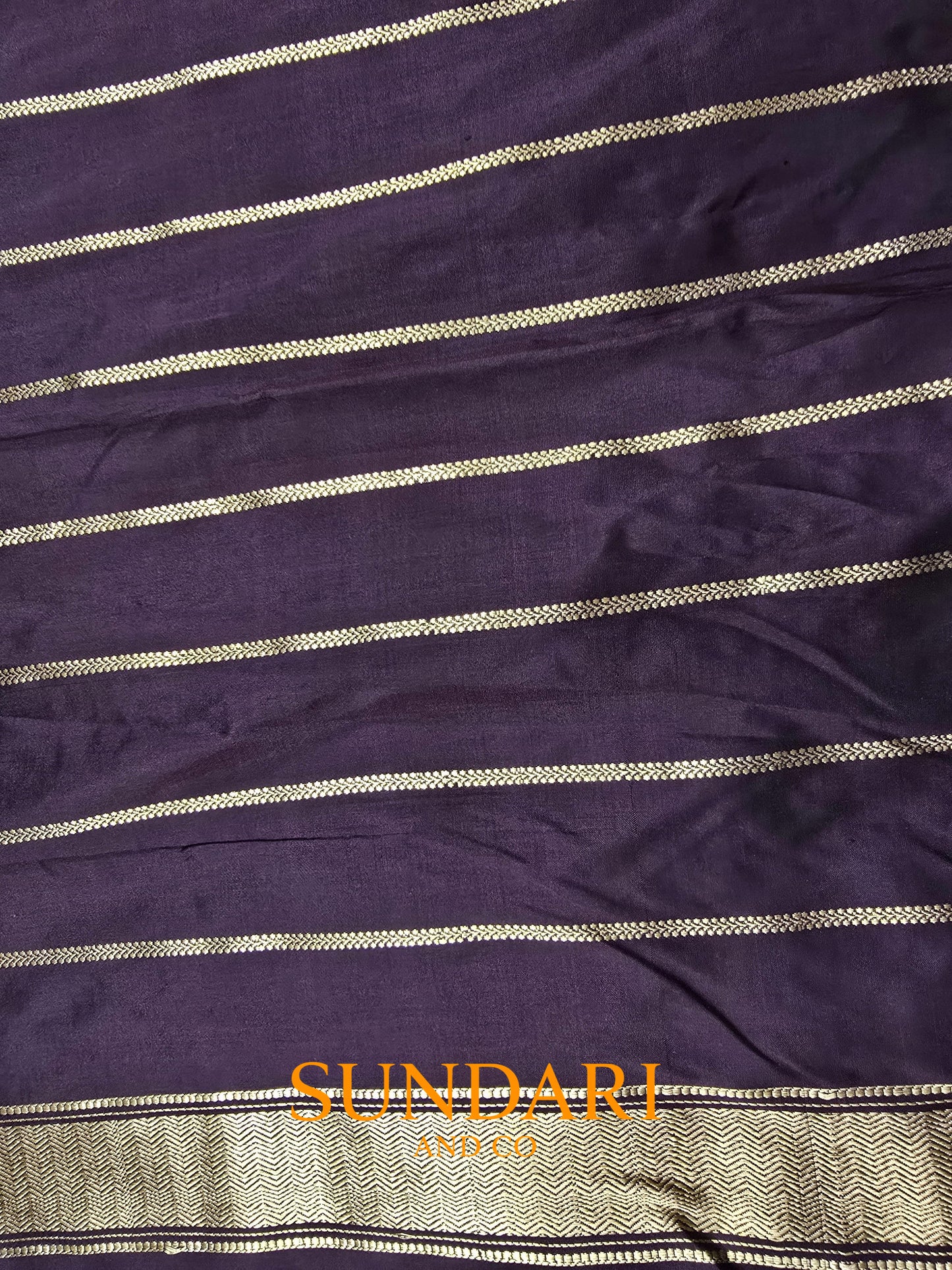 Hickory Brown | Sona-Roopa Kadua | Pure Katan Silk Saree