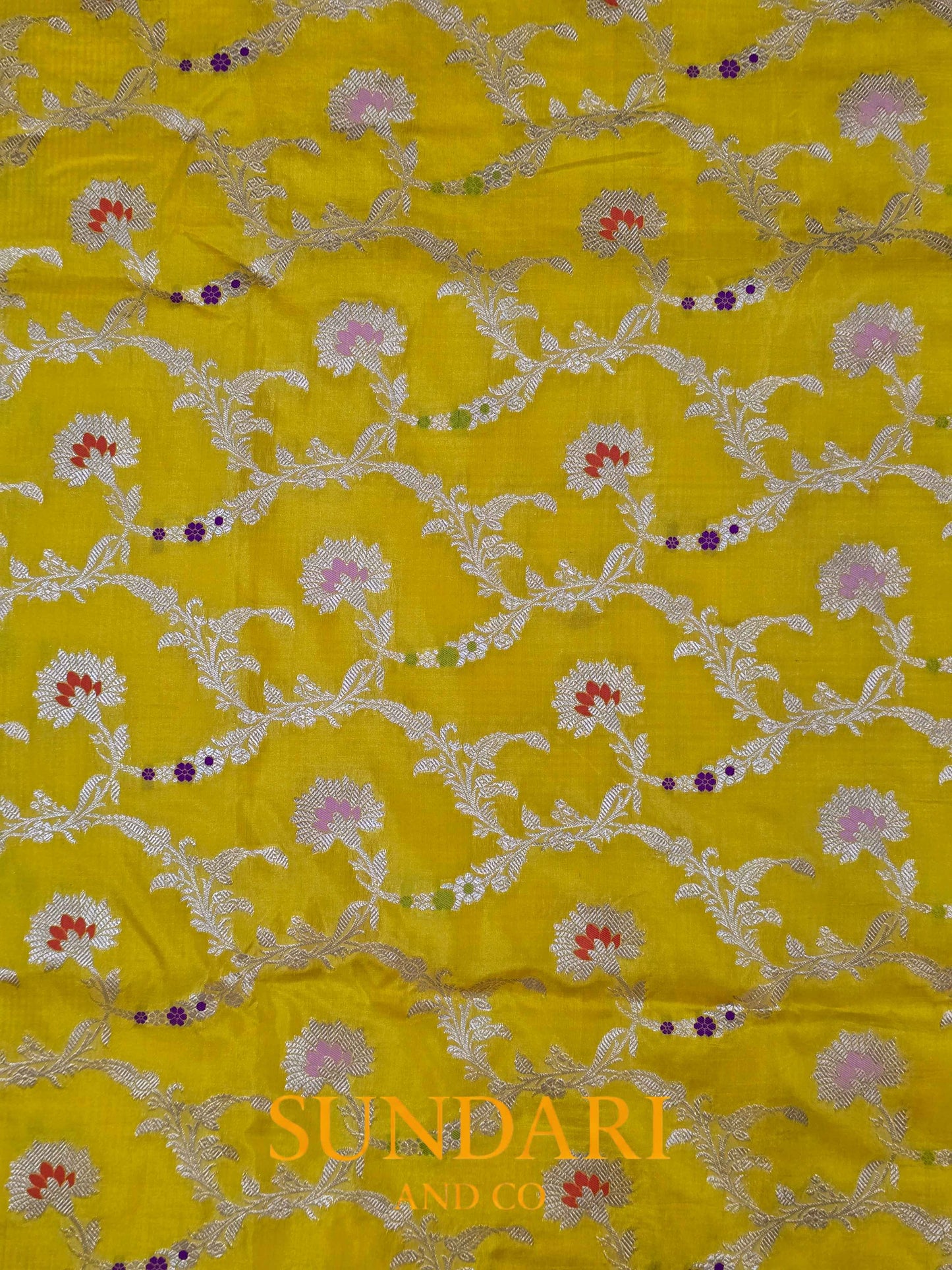 Sunkissed Yellow | Tilfi Woven| Pure Katan Silk Saree