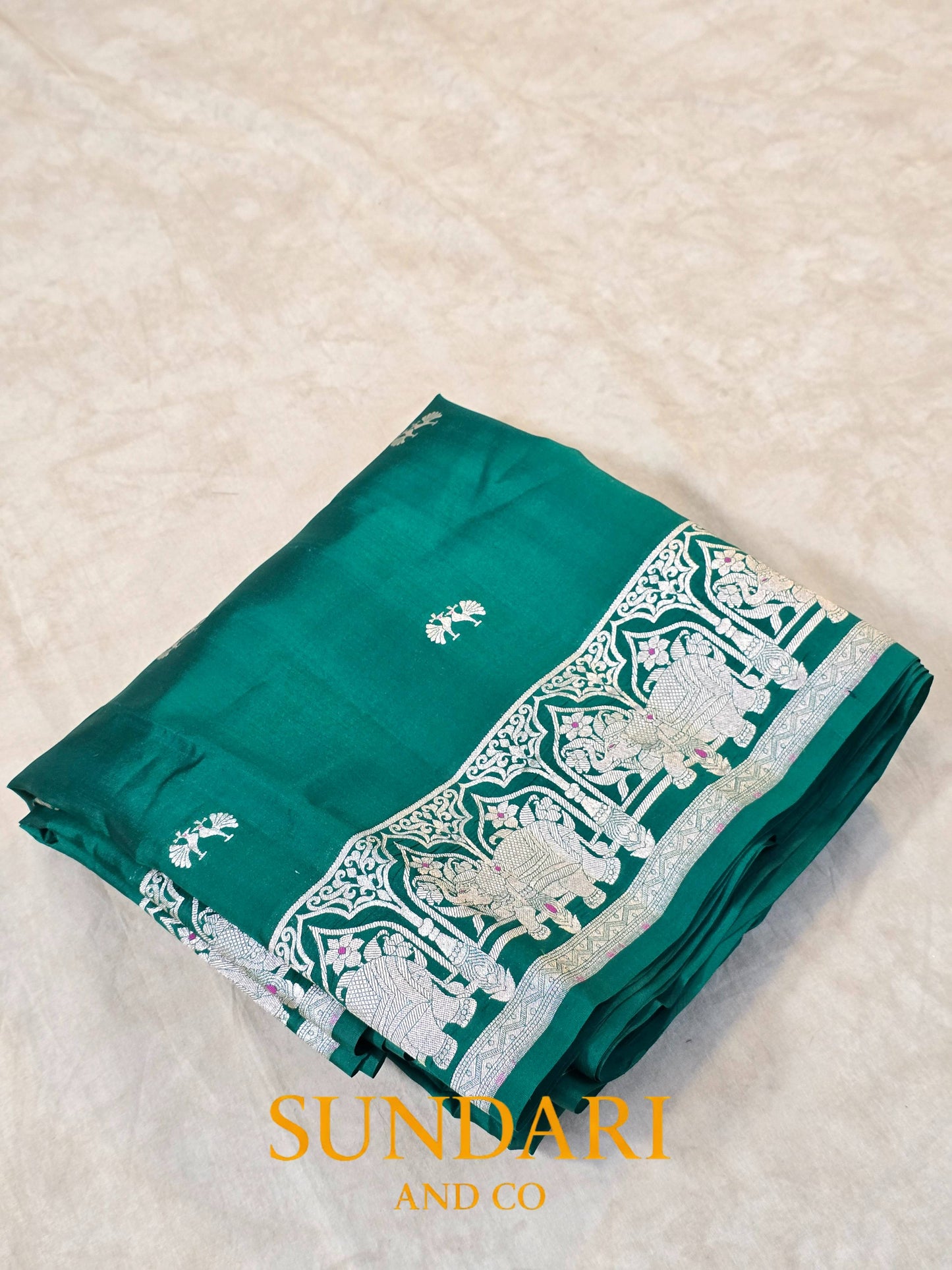 Evergreen | Jungle Themed | Pure Soft Silk Saree