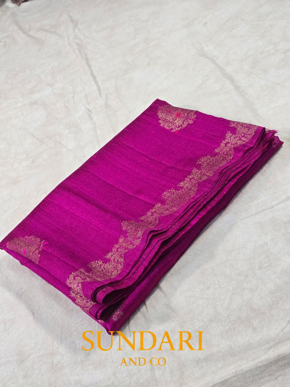 Barbie Pink | Antique Zari Meenakari Buttas in Kadua Weave | Pure Raw Silk Saree