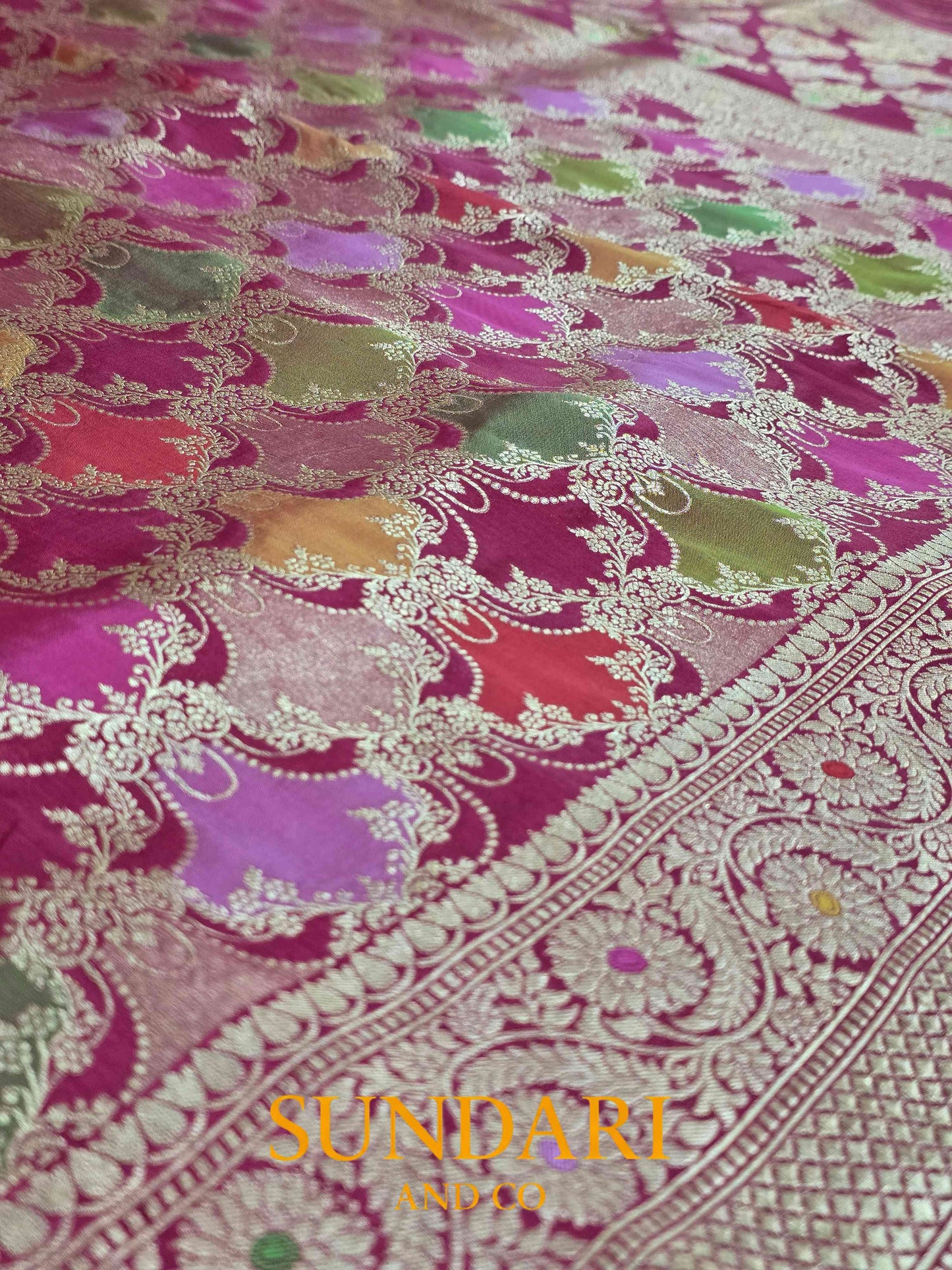 Deep Maroon | Rangkat | Pure Katan Silk Saree
