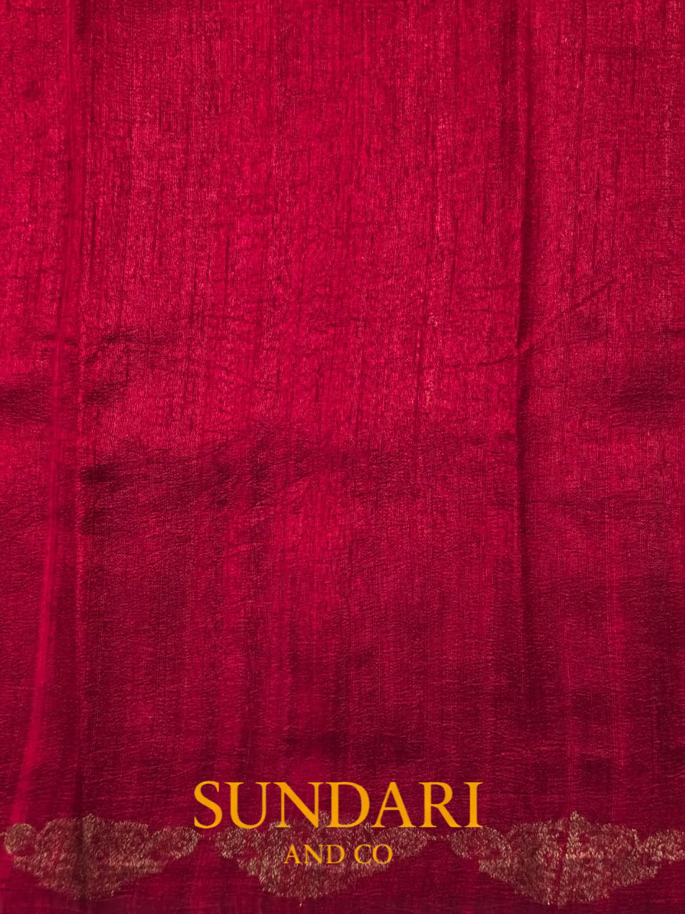 Scarlet Red | Antique Zari Meenakari Buttas in Kadua Weave | Pure Raw Silk Saree