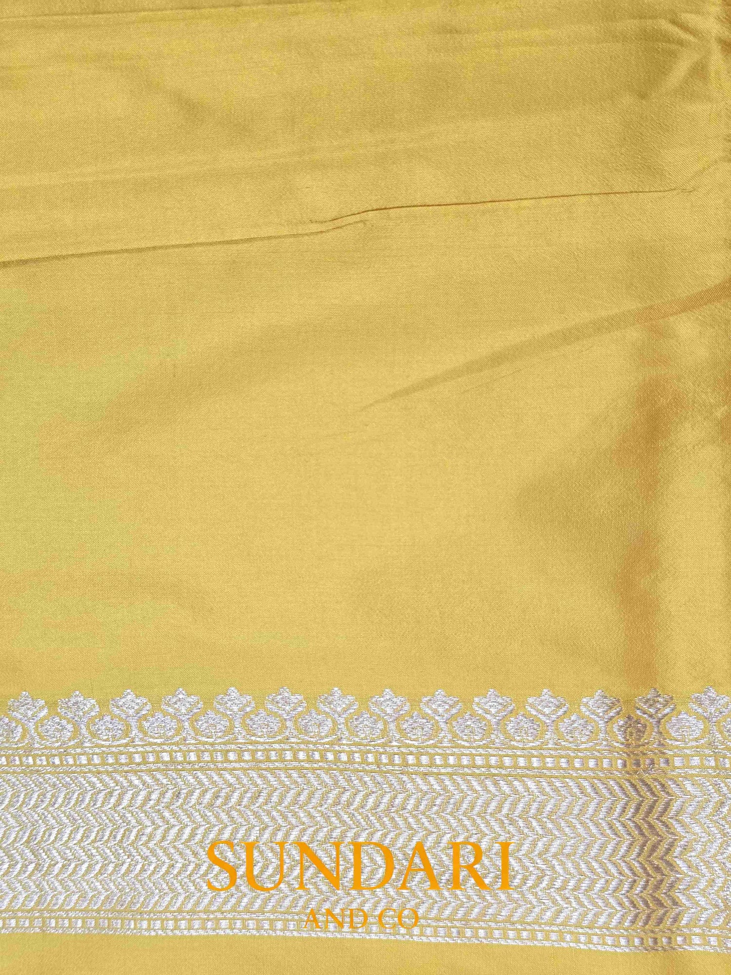 Lemon Yellow | Meenakari Kadua Butta | Pure Katan Silk Saree