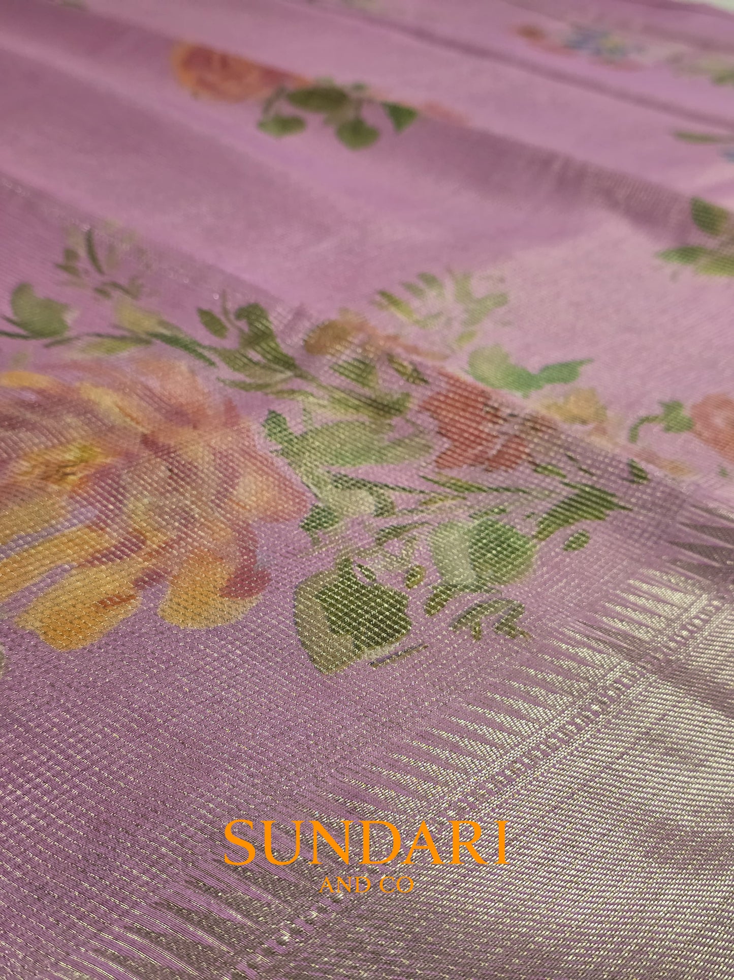 Bubblegum Pink | Digital Printed | Pure Cotton Saree
