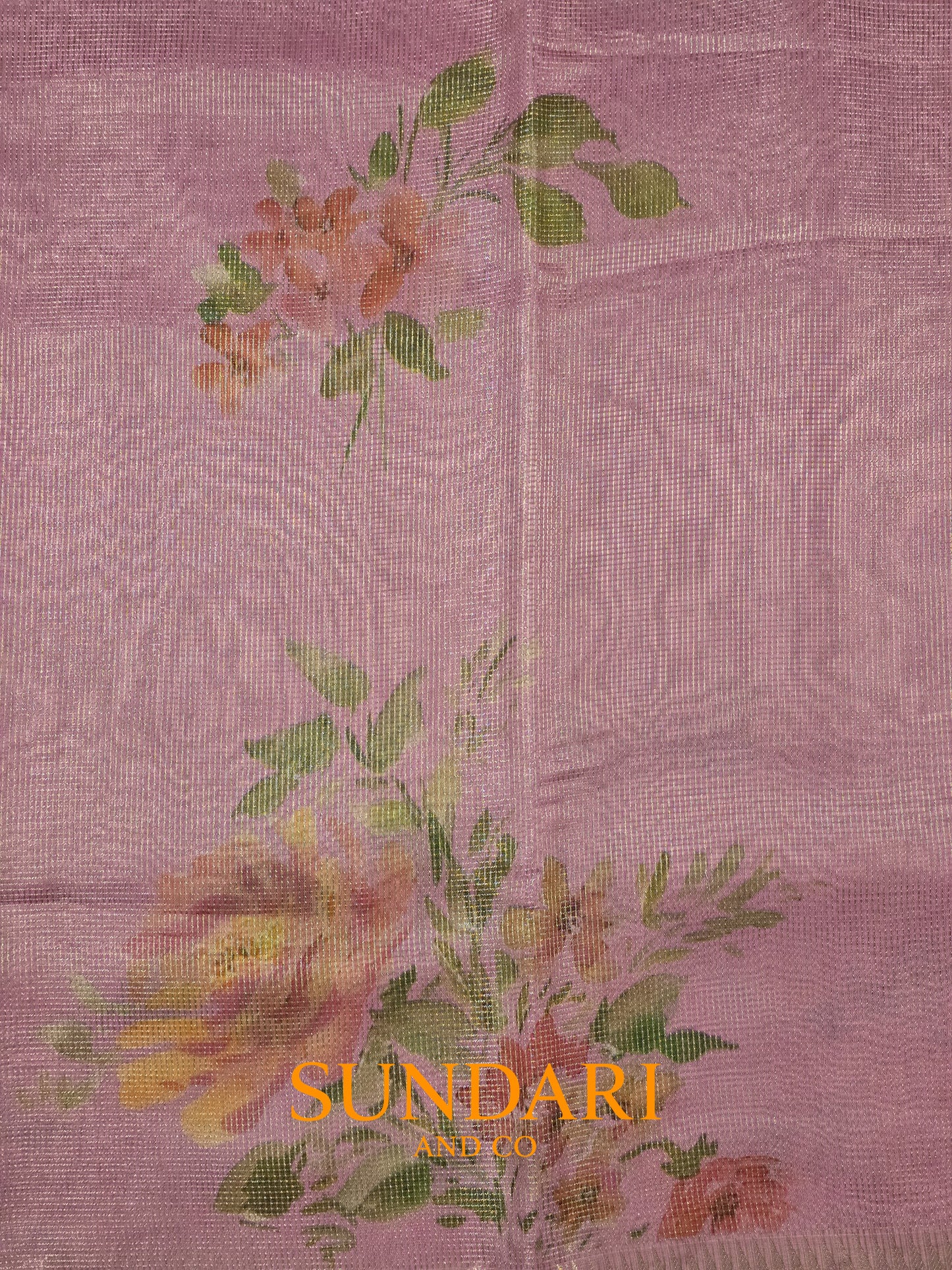 Bubblegum Pink | Digital Printed | Pure Cotton Saree