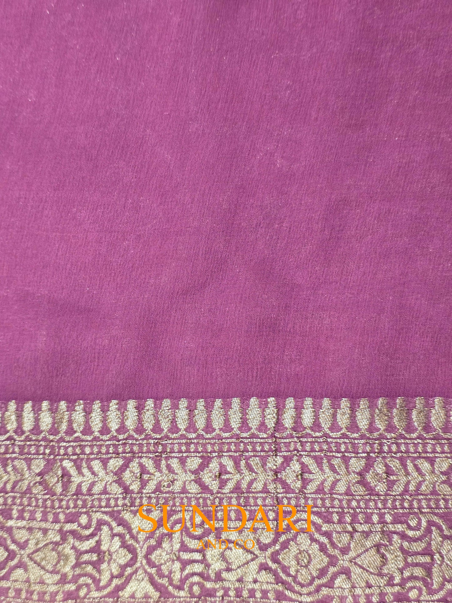 Soft Lavender | Botanical Motifs | Pure Khaddi Georgette Saree